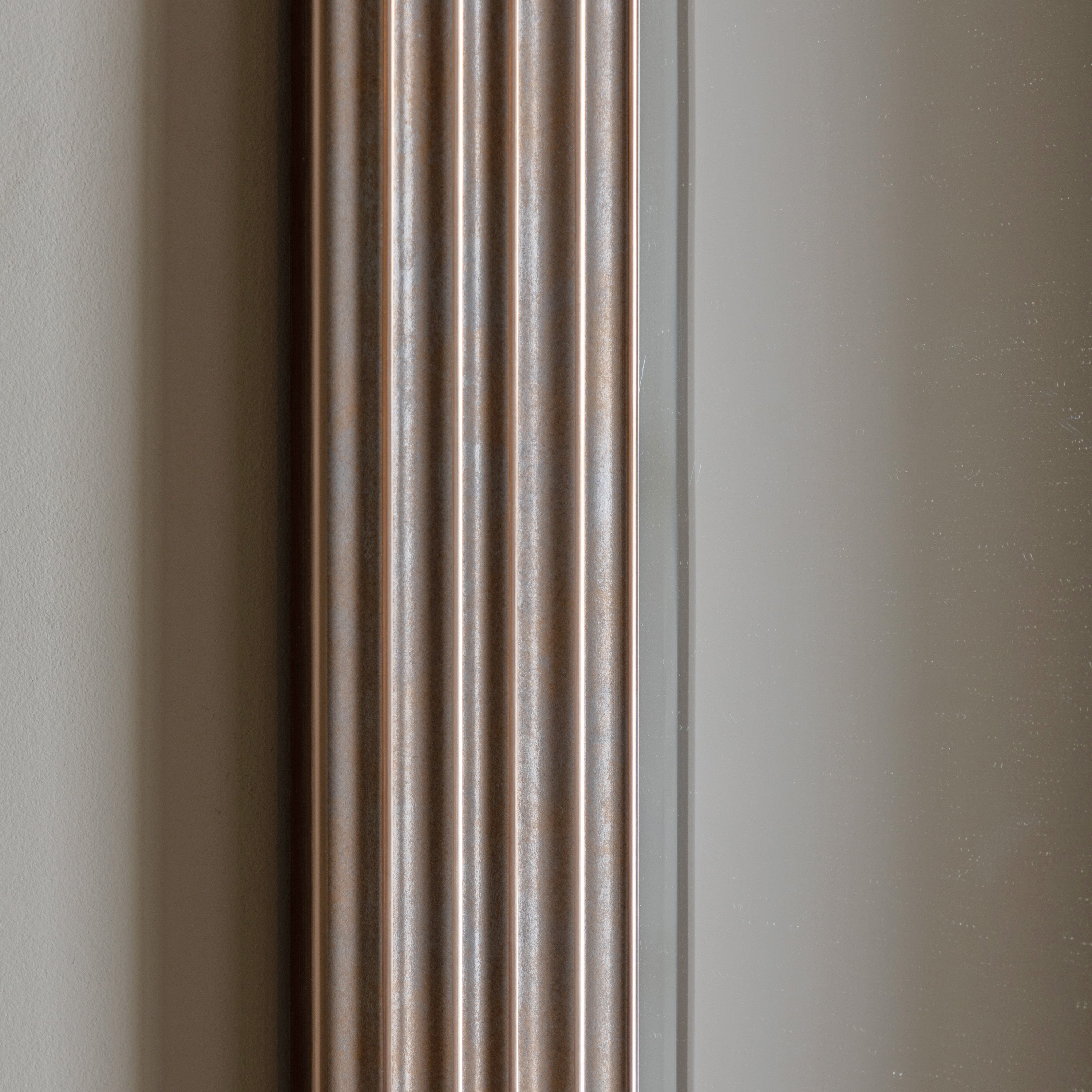 Santiago Rustic Gold Rectangle Wall Mirror